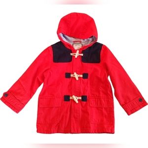 Janie and Jack Hooded Toggle Coat